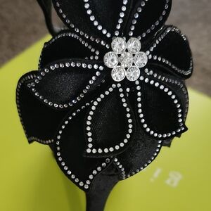 Gianni Bini Black Rhinestone Heels